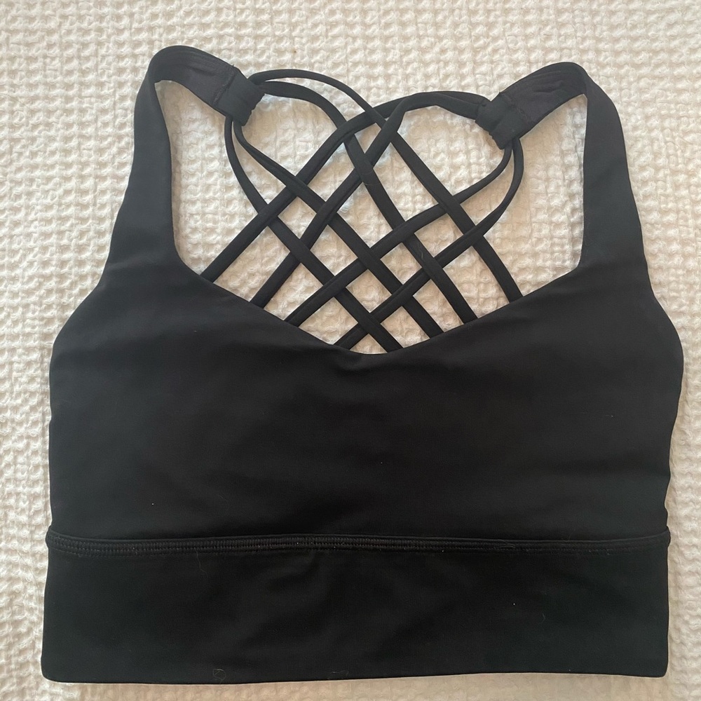 Black Lululemon Sports Bra